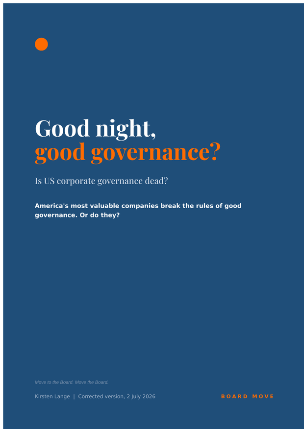 Good night, good governance? Cover